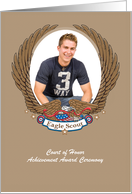 Invitation- Eagle Scout Court of Honor Ceremony card