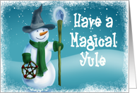 Magical Yule card