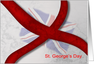 St. George’s Day Celebration Cross Of St. George card