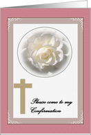 Confirmation Invitation - From Girl card