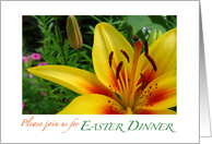 Please join us for Easter Dinner card