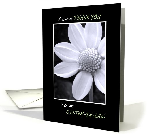 Thank you Sister-in-law for being my Bridesmaid card (411146)