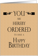 Happy Birthday Lawyer Legal Theme Humor card