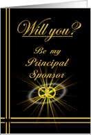 Please be my Principal Sponsor card