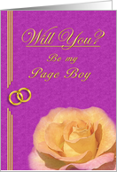 Please be my Page Boy card