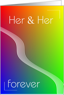 Civil Union, Her and Her card