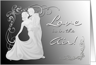 Engagement Party Invitation - Love - Romantic - Dancing card