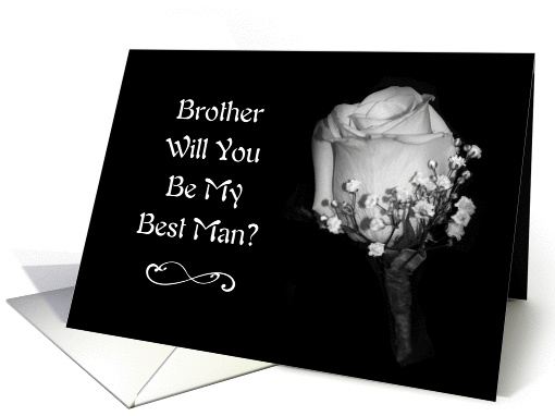 Will You Be My Best Man Brother? card (351933)