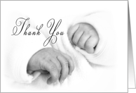 Baby Thank You Cards - Blank - Dreamy Baby Hands card