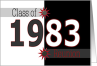 Class Reunion 1983 card