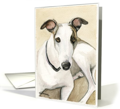 Birthday Greyhound card (477813)