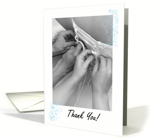 Thank You Bridesmaid, Wedding Attendant card (374764)