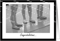Congratulations - Dance Recital card