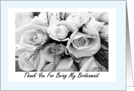 Thank You Sister-In-Law Bridesmaid card