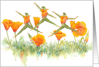 Frogs a Leaping - Invite -Dance Recital card