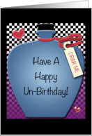 Happy Un Birthday Drink Me Wonderland Bottle card