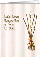 Dyngus Day with Pussy Willows card