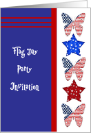 Flag Day Party Invitation card