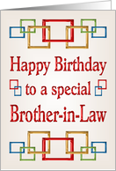 Happy Birthday Brother-in-Law card