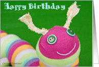 Happy Birthday, caterpillar card