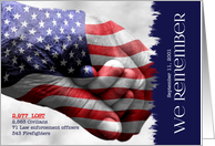Patriot Day 911 Nine Eleven We Remember card