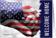 Welcome Your Soldier Home and Invite Family and Friends card