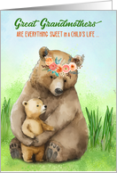 Congratulations New Grandma Cute Bears card