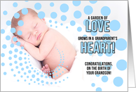 for Grandparents on the Birth of a Grandson Blue Boy card