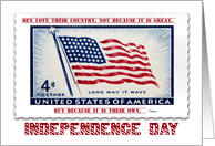 Confederate Memorial Day You’re Our Hero U.S. Flag card