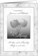 Custom Same Sex Marriage Gay Wedding Congratulations card