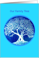 Adoption Announcement, Family Tree card