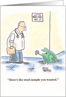 Toady Stool Sample Get Well Humor card