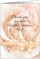 Thank you for shower gift, customizable card