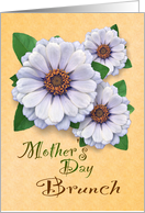 Mother’s Day Brunch Invitation Zinnia Garden card