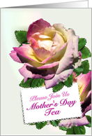 Mother’s Day Tea Invitation Rose Garden card