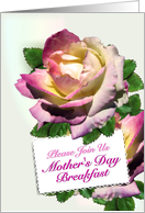 Mother’s Day Breakfast Invitation Rose Garden card