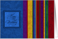 Stripes Employee Birthday Card