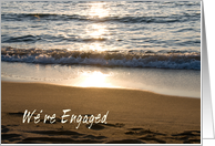 Waves Engagement Announcement Card