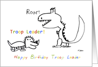 Happy Birthday, Greatest Troop Leader of them All card