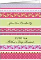 Invitation to Mother’s Day Brunch card