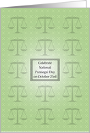 National Paralegal Day, Oct. 23rd card
