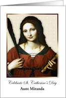 St. Catherine’s Day, custom card