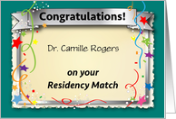 Congrats, Residency Match Day, physician card