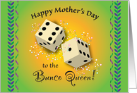 Mother’s Day / Bunco Queen, dice card