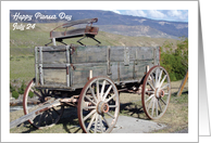 Pioneeer Day / To Aunt & Uncle, wagon card