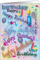 Happy Birthday, to Sponsor, candle card