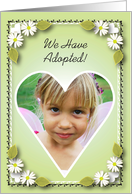 Announcement, Photo Adoption card