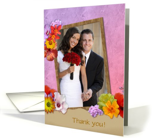 Thank you - Wedding Gift Photo card (892103)