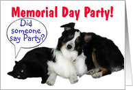 It’s a Party, Memorial Day Party card