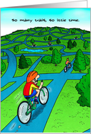 Cycling Trail : Birthday Card